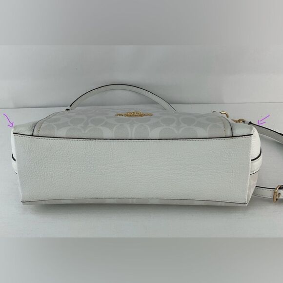 Coach Marlon Hobo In Signature Canvas - Picture 5 of 11